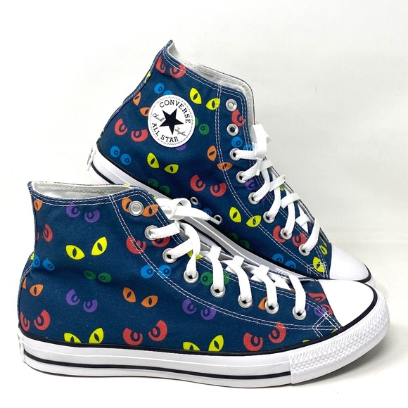 Converse Other - Converse CTAS Hi Spooky Blue High Top Men’s Canvas Sneakers Size Skate A02380C